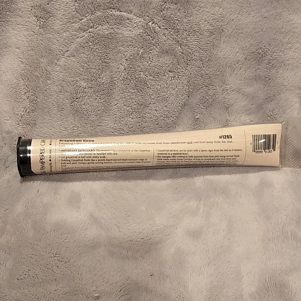 Vintage Pampered Chef Grapefruit Knife 1265 Two Sided Serrated Citrus‎ Tool USA